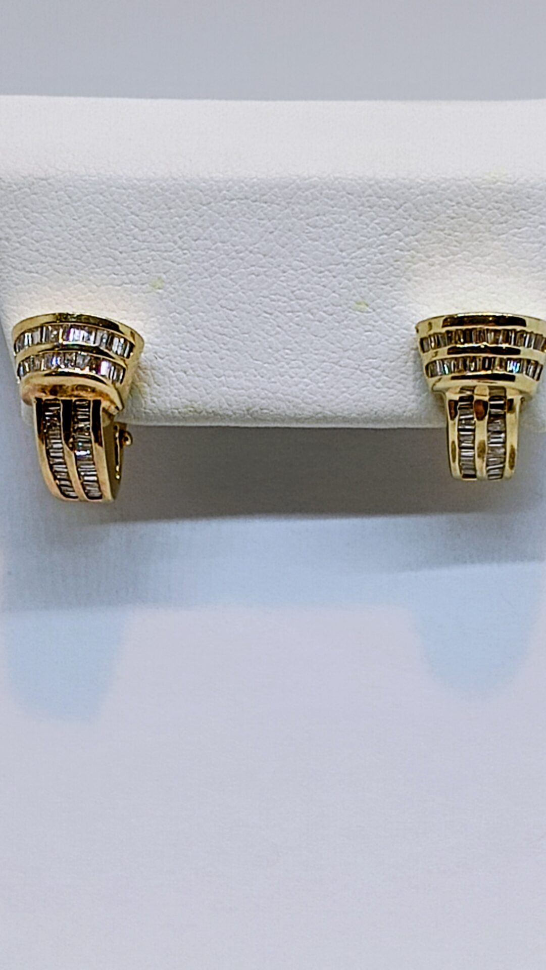 Diamond Baguette Earrings