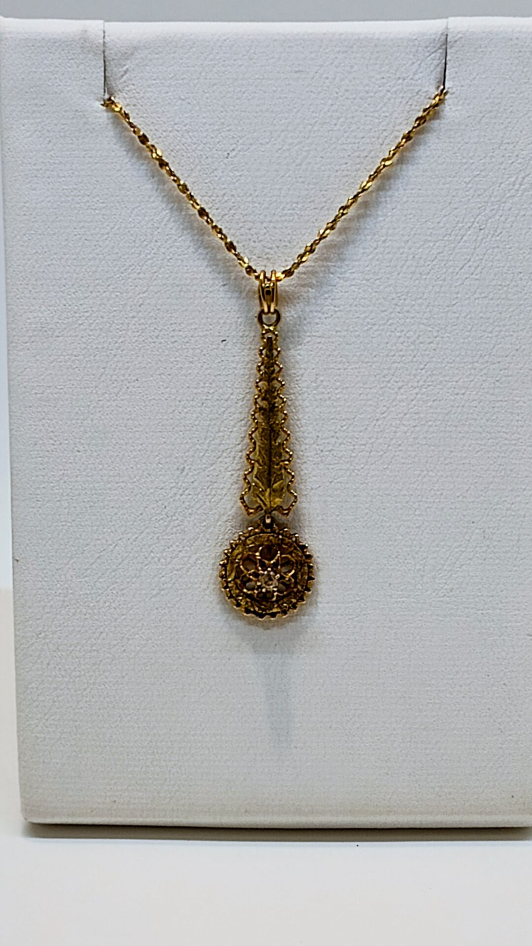 Diamond Pendulum Necklace