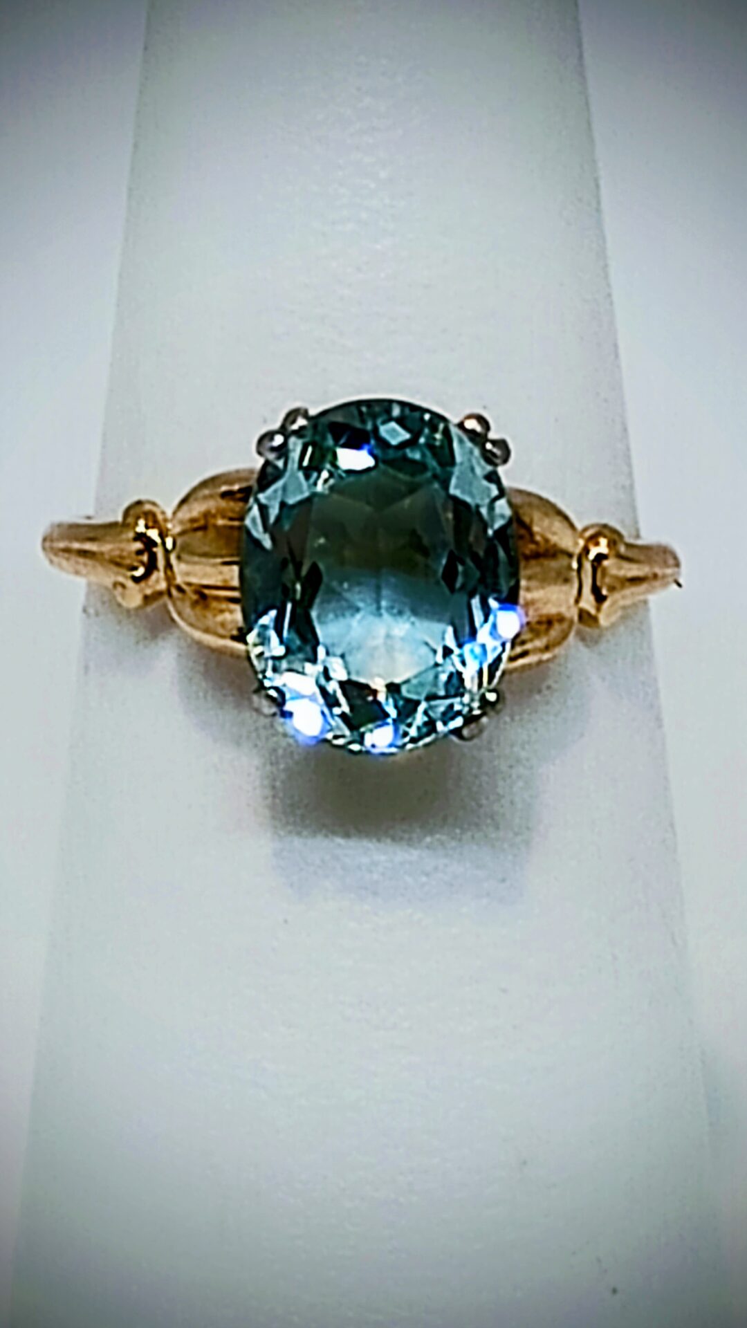 Aquamarine Ring, Tiffany Style