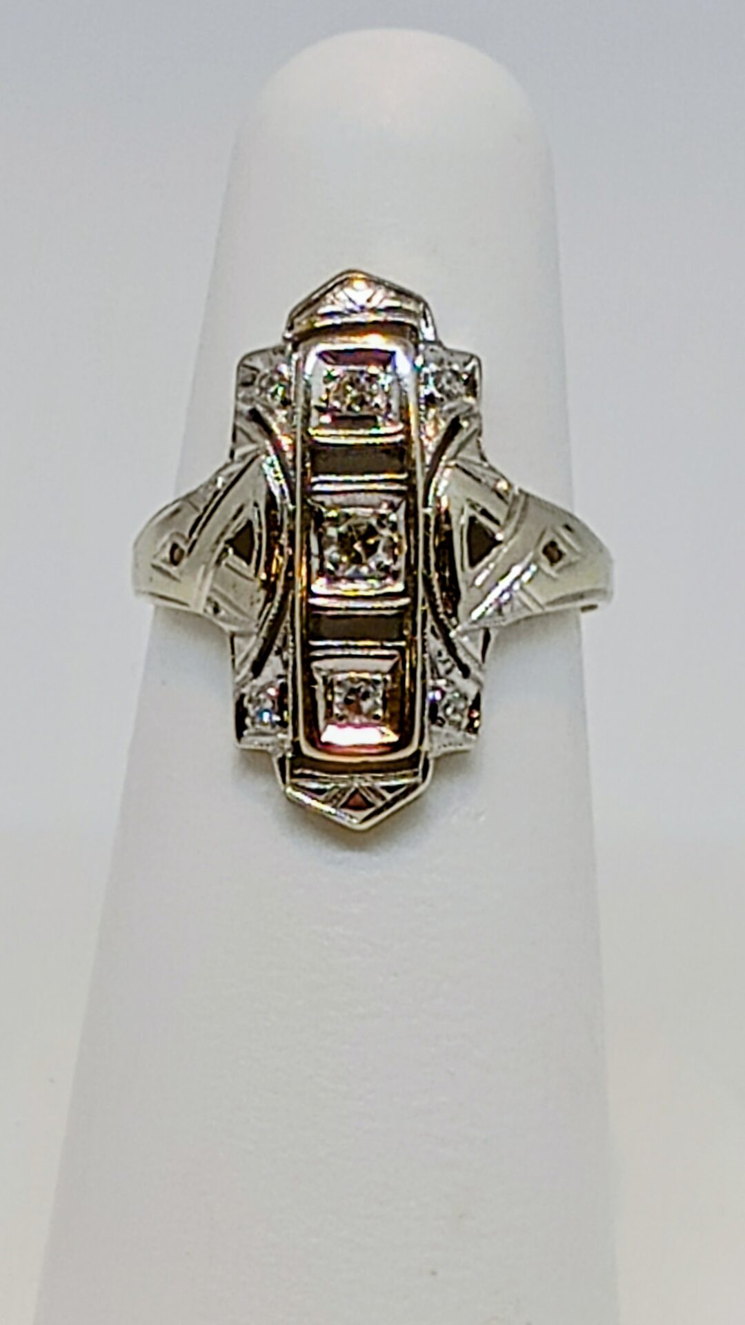 Diamond Dinner Ring, 14k Gold