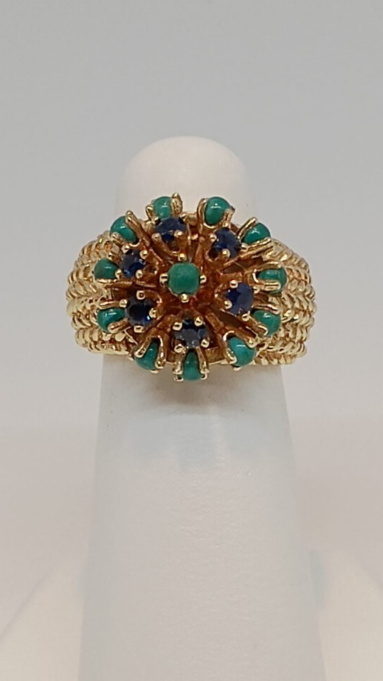 Emerald Sapphire Cluster