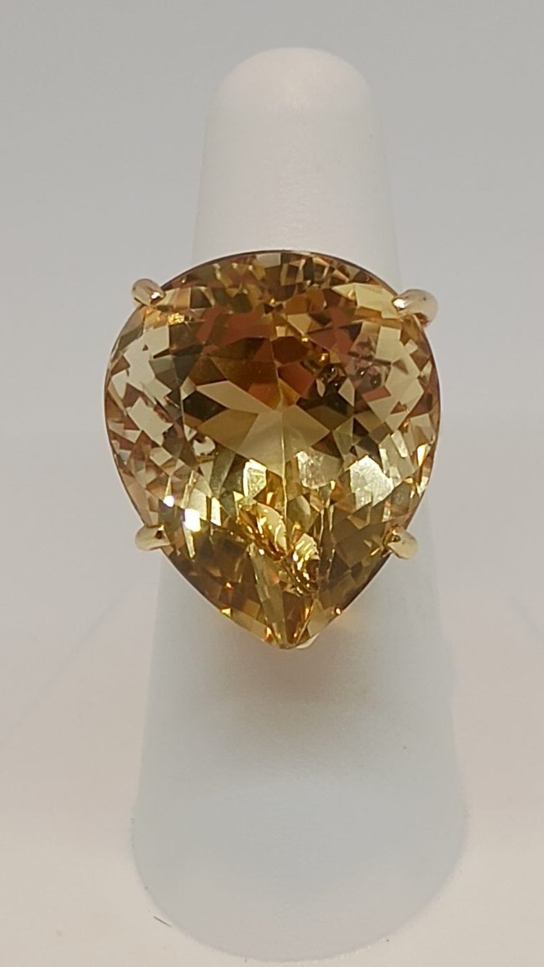Citrine Tear Drop